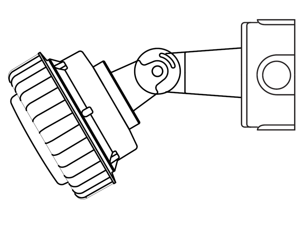 Lampara LED industrial a prueba de intemperie 42W